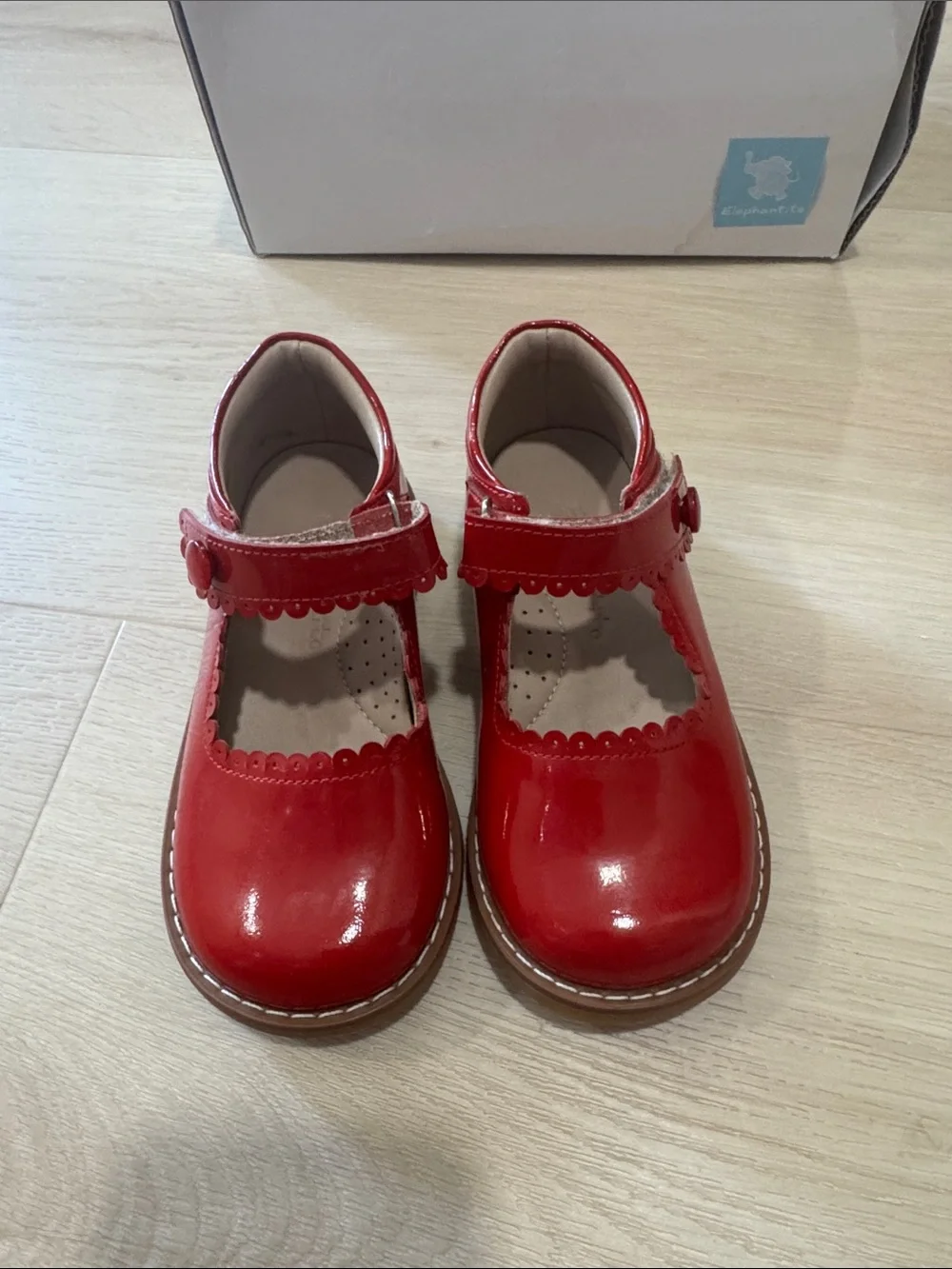 Red Patent Mary Jane Kids Shoes